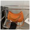 Bolso Pequeño de Cadena de Moda Trendy para Mujer 2025 Primavera/Verano Nuevo Versátil Ins Bolso de Hombro Cruzado Elegante Bolso de Mujer