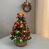 Kit de Materiales para Árbol de Navidad de Palitos Retorcidos Hechos a Mano DIY Decoraciones de San Valentín Adornos de Escritorio Regalos Festivos para Amigos