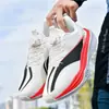 Zapatillas Deportivas Feidian 6U Malla Estudiante Suela Blanda Zapatillas de Correr para Niños Zapatos para Niños Primavera Nuevas Antideslizantes Placa de Carbono Zapatillas de Correr