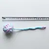 Juguete para mascotas tipo campana macaron de alta elasticidad y silencioso, juguete de bola de hilo para gatos, resistente a los arañazos, para afilar los dientes, producto de autoentretenimiento para aliviar el aburrimiento