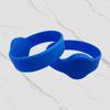 Pulsera de silicona de Shenzhen con logotipo impreso, pulsera de silicona UHF.