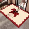 2026 Ano do Cavalo Novo Tapete de Entrada Premium Vermelho Porta de Entrada Entrada Resistente ao Desgaste e à Sujeira Tapete para Pés Tapete Antiderrapante