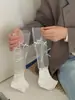 Calcetines de Malla con Lazo Ioulor Nuevos para Niñas, Calcetines Transpirables, Estilo Delgado de Verano, Calentadores de Piernas sin Pies Estilo Dulce para Niñas