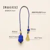 Chaveiro de Pedra de Cristal Natural Runya, Pingente de Celular Anti-Perda, Cordão Chaveiro Desmagnetizador de Cascalho Atacado