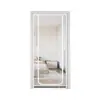 Cortina para Puerta de Gato Estilo Verano con Cremallera Entrada Anti-Gato Cortina de Puerta para Mascotas Uso en Casa Cortina para Puerta de Gato sin Taladro Venta al por Mayor