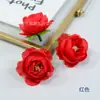 Flor Artificial Pequeña Yema de Rosa Estilo Europeo Exquisita Peonía Paquete Pequeño de Material Caja de Flores con Tocado Floral Étnico