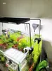 Luminarias LED para Acuario con Altura Ajustable, Cable de Acero Inoxidable Desmontable y Base de Aluminio, Accesorios para Acuario T33 Soporte Pequeño
