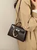 Bolsa Pequena Transfronteiriça com Padrão de Crocodilo para Mulheres 2026 Nova Moda Primavera Bolsa de Mão Bolsa de Ombro Versátil de Alta Qualidade Bolsa Transversal