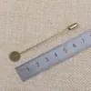 Accesorios para Hacer Joyería DIY Soporte para Broches de Palabra Larga Alfiler de Perla Lazo para Ropa Hebilla de Toalla de Seda