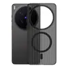 Adecuado para Funda de Teléfono Móvil Vivox300Ultra, Nueva X300S Magnética Corrugada con Succión 200Pro Ultra-Delgada Mate PC Duro