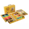 Directo del fabricante: Plumones de acuarela 145 juego de pinceles para niños, pinceles, crayones, pasteles al óleo, caja de regalo de material de arte para estudiantes