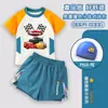 2026 Novo Traje de Banho Infantil do Relâmpago McQueen Conjunto de Roupa de Banho Duas Peças para Meninos Pequenos Secagem Rápida