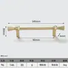 Ventas Directas de Fábrica Tirador de Puerta de Gabinete Francés Nórdico Moderno Simple Lujo Ligero Gabinete Cajón de Gabinete Manija de Hardware de Agujero Único