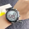 Reloj Deportivo de Acero Inoxidable con Tres Ojos, Esfera Gris Plateada, Bisel de Medición de Velocidad, Función de Cronógrafo, Reloj Versátil para el Viaje Diario