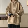 Azul Marino 250g Wei Yi Marca de Moda para Hombre ins Marca de Moda Chaqueta Americana Hiphop con Capucha Dura Oversize