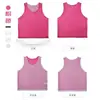 Chaleco de Entrenamiento de Fútbol de Malla Reversible de Dos Colores Ropa de Expansión Ropa con Número Ropa para Competencia de Equipo Grupo Frisbee
