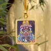 Colgante Thangka Estilo Xizang con Polvo de Oro al por Mayor, Colgante Thangka Zakhilaam Pasado y Presente, Collar Hecho a Mano con Polvo de Oro