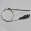 Sonda de resistencia térmica de teflón PT100 con conector de aviación