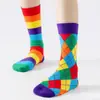 Calcetines Lisos de Algodón Puro Personalizados para Niños Pequeños, Niños y Niños Mayores, Personalización de Muestras, Oem, Personalización Transfronteriza