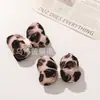 Tecido Animal Print Leopardo Doce e Cool Retrô Outono e Inverno Preenchido com Algodão Laço Acessórios de Cabelo DIY Sapatos Meias Bolsas Acessórios Acessórios