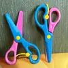 Tijeras Infantiles para Manualidades, Papelería para Niños, Materiales de Arte para Estudiantes de Primaria, Corte de Papel para Jardín de Infancia, Tijeras Seguras de Plástico con Punta Redonda al por Mayor