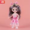 Muñeca Mini Vestir Yi Sweet Barbie 17cm Niña Princesa Vestido de Boda Juguete Individual Multijunta