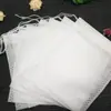 Saquinhos de Chá Descartáveis de TNT com Cordão, Saquinhos Filtro para Separar Resíduos, Saquinhos para Banho de Pés, Saquinhos para Temperos, Saquinhos para Medicamentos Naturais, Saquinhos para Chás de Flores