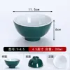 Tazones pequeños de plástico de melamina tamaño A5, aptos para uso comercial en comedores, tazones para sopa, restaurantes de hot pot, tazones para salsas para mojar, tazones para avena y restaurantes de comida rápida; estos cuencos están diseñados para imitar la apariencia de la porcelana