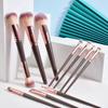 Vendas diretas da fábrica maquiador mesmo conjunto de 15 pincéis de maquiagem profissionais - cabelo macio antibacteriano pó solto blush pincel sombra estojo de couro portátil essencial para iniciantes conjunto completo de ferramentas