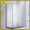 Puerta Deslizante de Acero Inoxidable Personalizada por el Fabricante, Puerta Deslizante con Ruedas en Riel Colgante para Baño, Partición de Vidrio con Polea Silenciosa