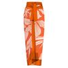 Traje de baño de una pieza 2025 Amazon Aliexpress con cordones y estampado, conjunto de traje de baño de una pieza y falda pareo Traje de baño Huludao