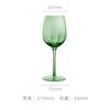 Copa de Agua Cristal Verde Copa de Vino Tinto Copa Francesa Retro Copa Cáliz Insertada Exportación Copa Burdeos Champán