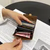 Comércio Exterior Transfronteiriço 2024 Novo Porta-Cartões com Múltiplos Compartimentos para Mulheres Porta-Cartões Mini Simples Porta-Moedas de Identificação Atacado