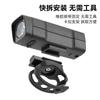 Faro de bicicleta Luces recargables por USB Linterna de luz fuerte para ciclismo nocturno Equipo de ciclismo Jumping Fruit Luces para bicicleta de montaña