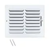 Tampa de Grade de Ventilação/Saída de Ar com Palhetas Unidirecionais Feita de Ferro/Grade de Novo Estilo/Tampa de Ventilação de Metal
