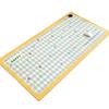 Alfombrilla de ratón calefactable estilo crema, almohadilla calentadora de escritorio extragrande para niñas, almohadilla calentadora de manos para escritorio de computadora de oficina de aspecto elegante