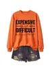 Sudadera de moda casual para mujer de otoño e invierno, costosa y difícil, estación independiente de deseos de Amazon