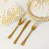 Conjunto de Suprimentos para Festa Copos de Plástico Pratos de Plástico Conjunto de Talheres (Faca, Garfo, Colher) Decorações Temáticas para Festa de Aniversário