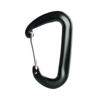 Mosquetón de aluminio de aviación Q&amp;C, ligero, de suspensión rápida, tipo D, para escalada en roca, puerta de acero, cierre principal, hebilla para mochila, hebilla para mascota, rodamiento de 12 kN