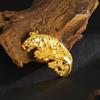 Novo tigre colar de ouro dos homens dominador tigre pingente corda cadeia drawable pingente jóias acessórios atacado