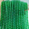 Venta al por mayor de Cuentas Redondas de Ágata Pulida Natural Accesorios para Pulseras DIY Cuentas Sueltas Cuentas Semi-Terminadas en Stock