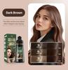 Tingimento de Cabelo à Base de Plantas Corante Bolha Full English Transfronteiriço Shampoo Tingidor de Cabelo Suave Não Irritante Frasco Atacado