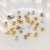 Fecho de Posicionamento Plano de 3,2 mm para Pulseira Colar DIY Fecho Final Cor Dourado Real Conservador de Cor Fecho de Clipe de Posicionamento para Panela de Pressão