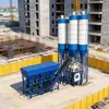 Planta de mezcla de concreto móvil, planta de mezcla comercial sin cimentación, dosificadora totalmente automática, estación de cemento vertical inteligente