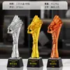 Bádminton Tenis Metal Cristal Resina Chapado en Oro Trofeo Personalizado Oro y Plata Bronce Juegos Competición Deportiva