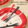 Tenedores Desechables para Fruta, Engrosados para Uso Doméstico, Plástico de Grado Alimenticio de Alta Gama, Tenedores para Pastel Lindos y Creativos, Empaquetados Individualmente