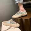 Zapatos de Satén de Seda para Mujer 2026 Boca Baja Casual Planos Tacón Bajo Transpirables Versátiles para Viajar Suela Gruesa Puntera Cerrada Mocasines