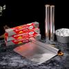 En existencia, rollo de papel de aluminio desechable resistente a altas temperaturas para barbacoa, papel de horno, papel de aluminio engrosado, papel de aluminio para hornear pescado a la parrilla, venta al por mayor