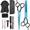 Tijeras de Peluquería Fabricante Mayorista Acero Inoxidable Set de 6 pulgadas Suministros de Belleza Tijeras Planas Tijeras Entresacar Tijeras de Gama Media Tijeras de Peluquería
