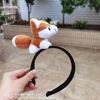 Haiyue Jewelry Broche Fofo Estéreo Esquilo Panda Faixa de Cabelo Dinossauro Boneca de Pelúcia Panda Desenho Animado Menina